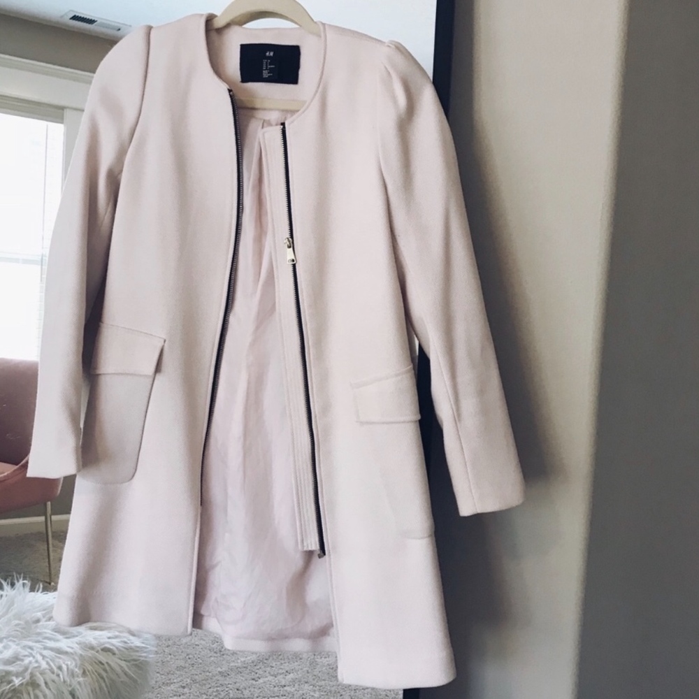 H&M Soft Pink Coat
